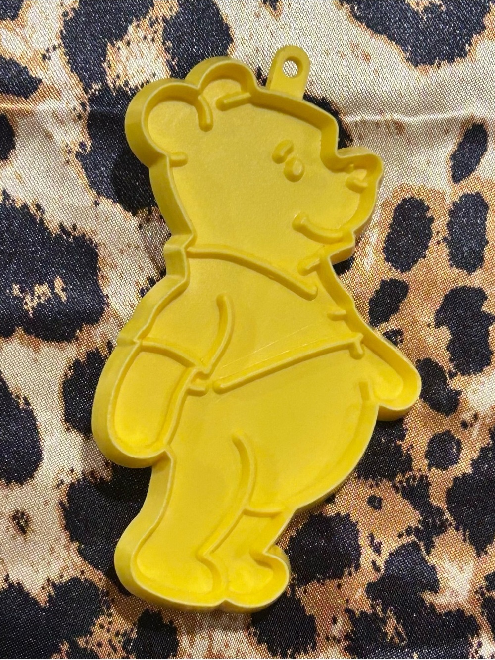 Vintage Hallmark Disney Winnie The Pooh Yellow 4 inch. Cookie Cutter